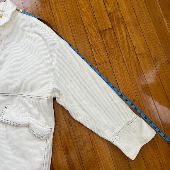 We The Free Off White Corduroy Utility Jacket Size M - Picture 13 of 13